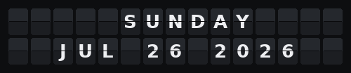 Dashboard — Flap wall 2 × 15
