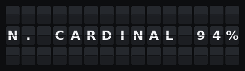 BirdNET — Flap wall 3 × 15
