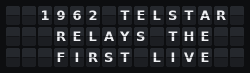 On This Day — Flap wall 3 × 15