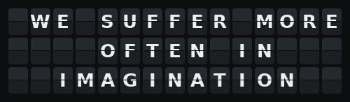 Stoic Quotes — Flap wall 3 × 15