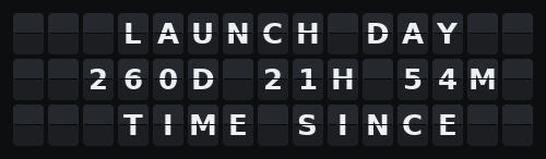 Time Since — Flap wall 3 × 15