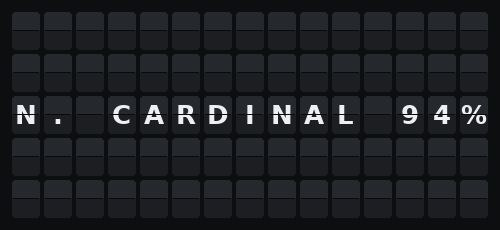 BirdNET — Flap wall 5 × 15