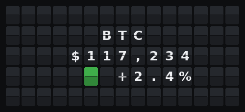 Crypto — Flap wall 5 × 15