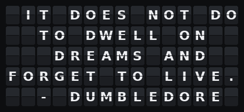Harry Potter — Flap wall 5 × 15