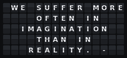 Stoic Quotes — Flap wall 5 × 15