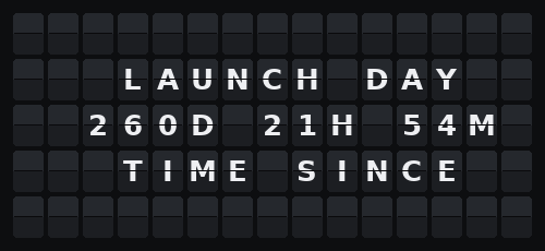 Time Since — Flap wall 5 × 15