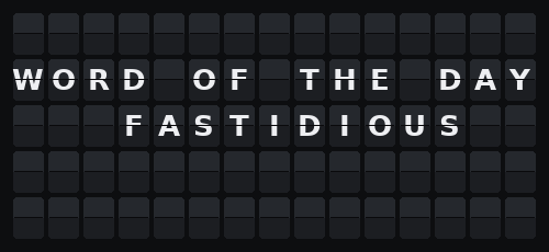 Word of the Day — Flap wall 5 × 15