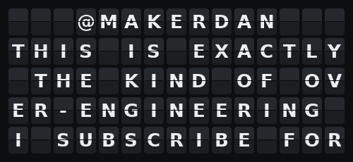 Comments — Flap wall 5 × 15