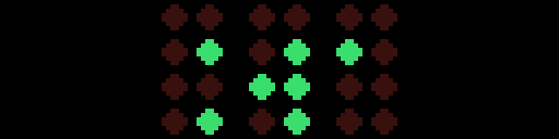 Binary Clock — Matrix 128 × 32
