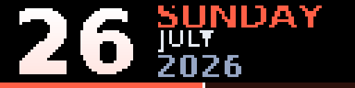 Date — Matrix 128 × 32