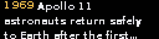 On This Day — Matrix 128 × 32