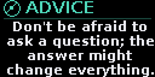 Advice — Matrix 128 × 64
