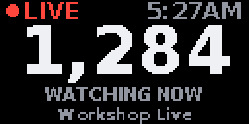 Livestream — Matrix 128 × 64