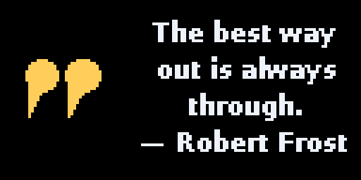 Motivational Quotes — Matrix 128 × 64