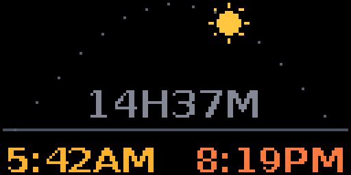 Sun Times — Matrix 128 × 64