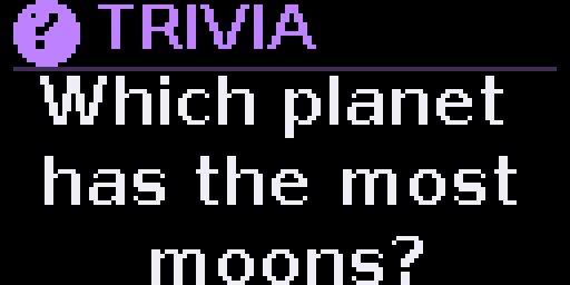 Trivia — Matrix 128 × 64