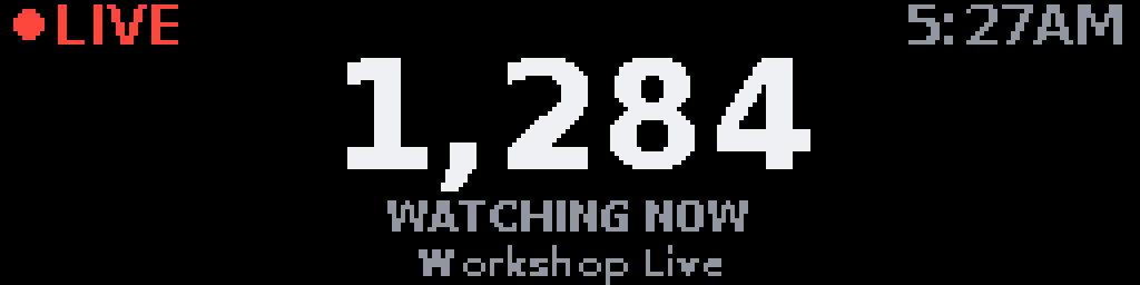 Livestream — Matrix 256 × 64