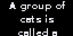 Cat Facts — Matrix 64 × 32