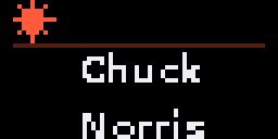 Chuck Norris — Matrix 64 × 32
