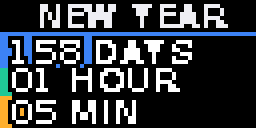 Countdown — Matrix 64 × 32