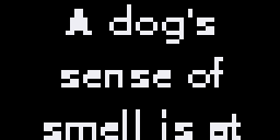 Dog Facts — Matrix 64 × 32
