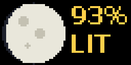 Moon Phase — Matrix 64 × 32