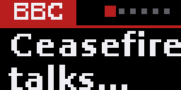 News Headlines — Matrix 64 × 32