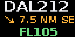 Planes Overhead — Matrix 64 × 32