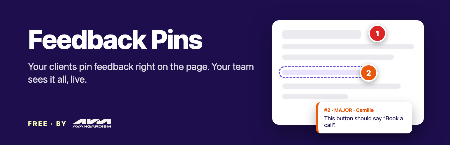 Feedback Pins