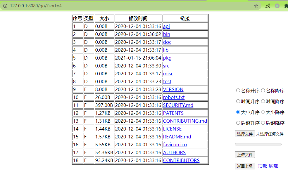 展示Web页面