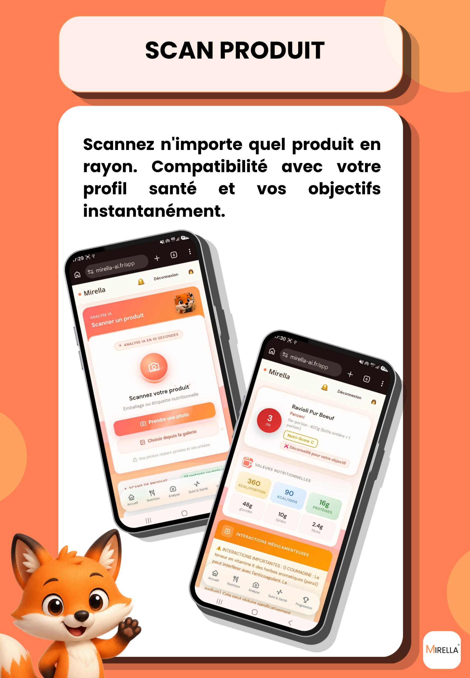 Scan produit
