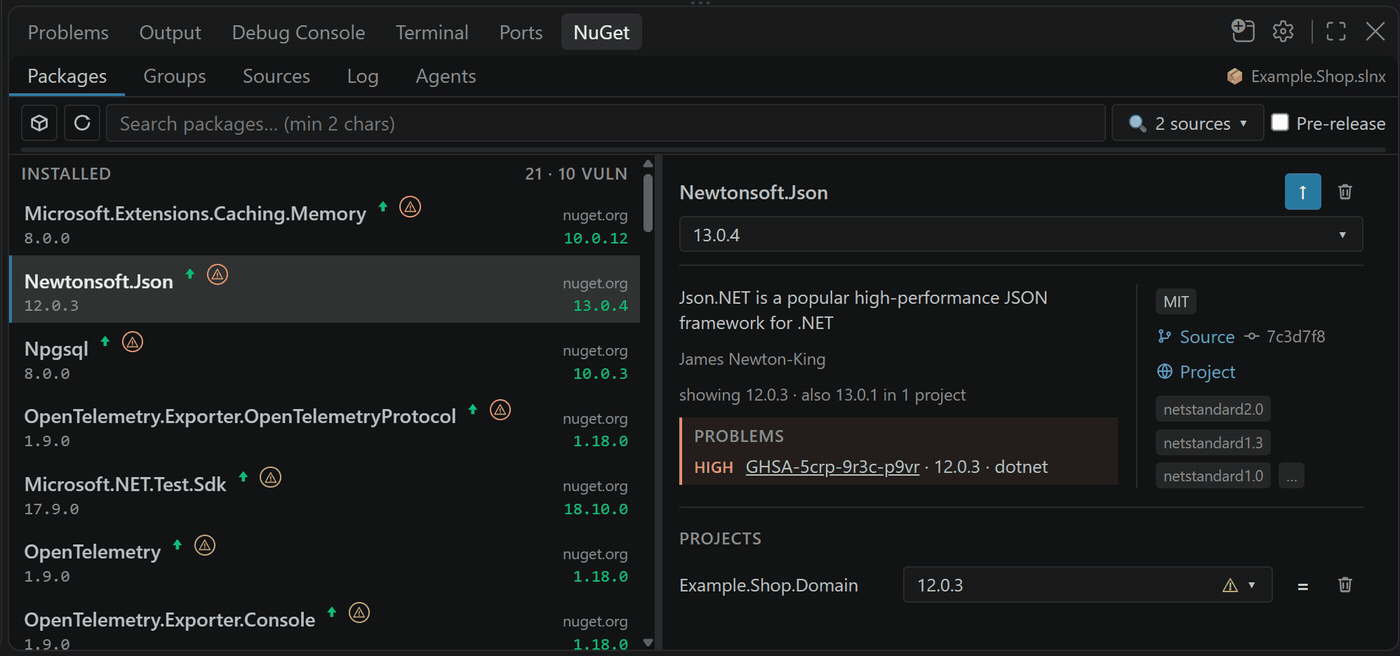 AVE NuGet Manager