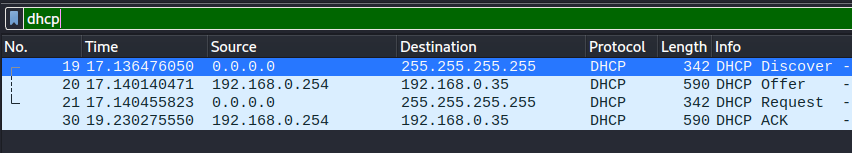 LAN HTTP DHCP join