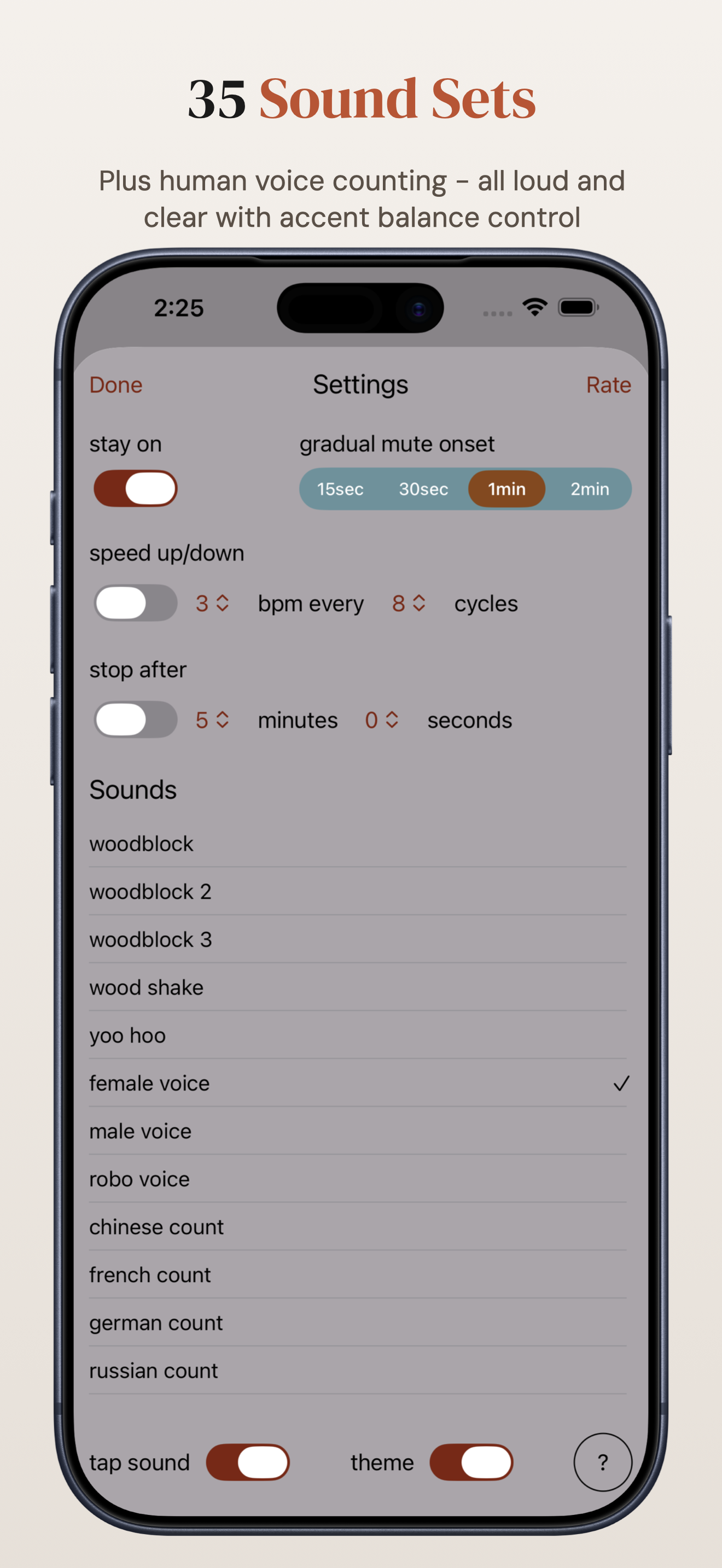 Time Guru Metronome iPhone screenshot 6