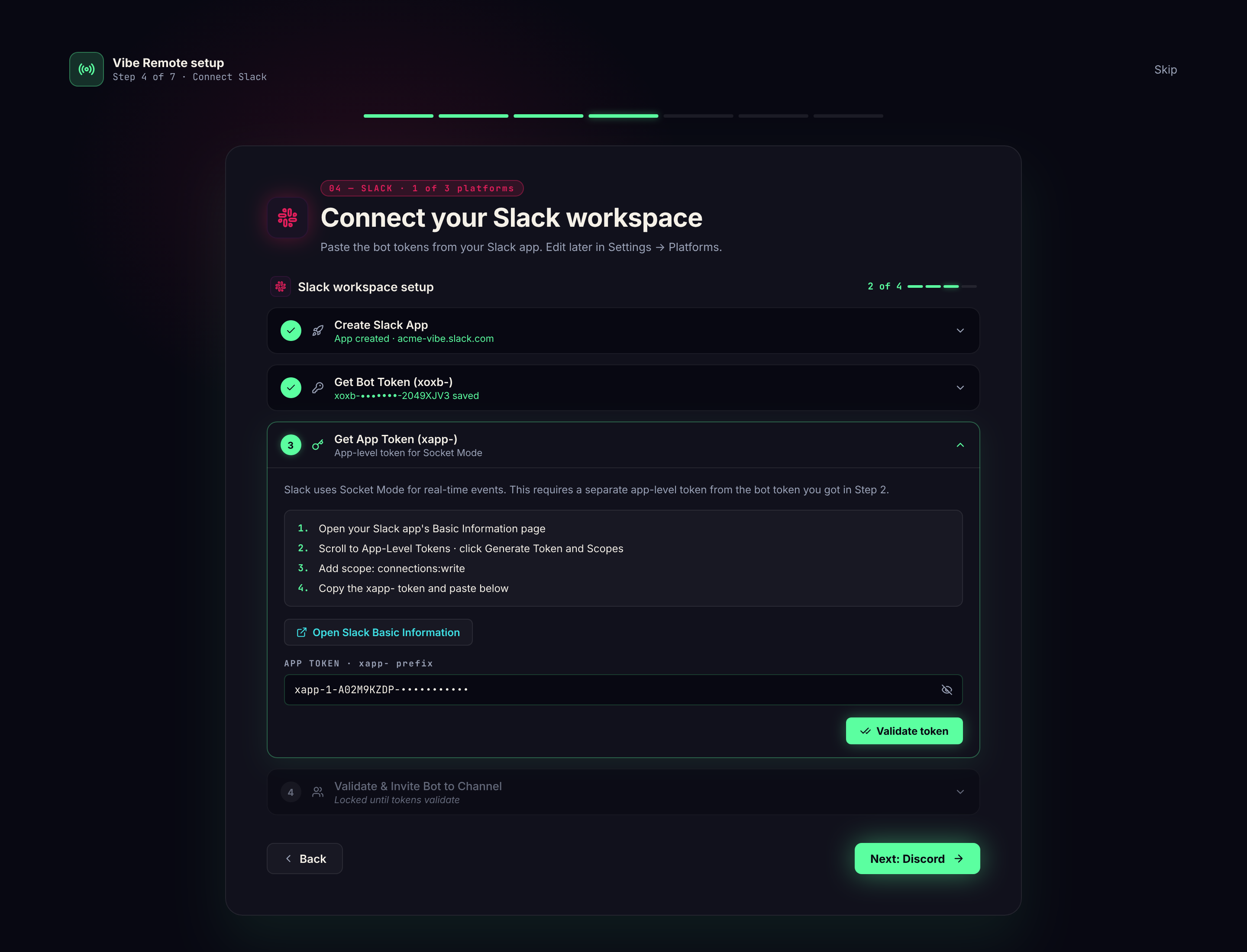 Setup Wizard