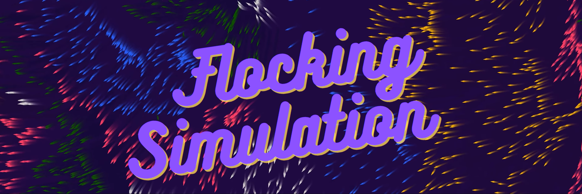 Flocking Simulation Banner