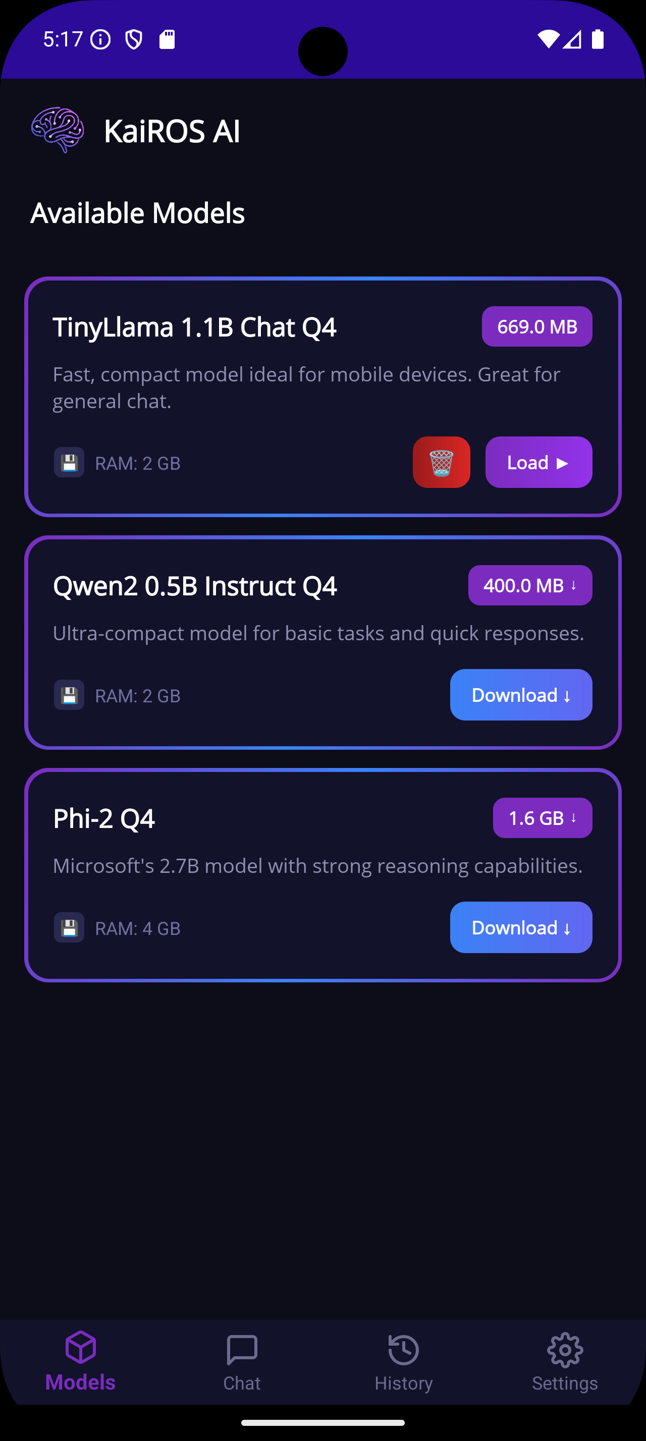 Mobile Models