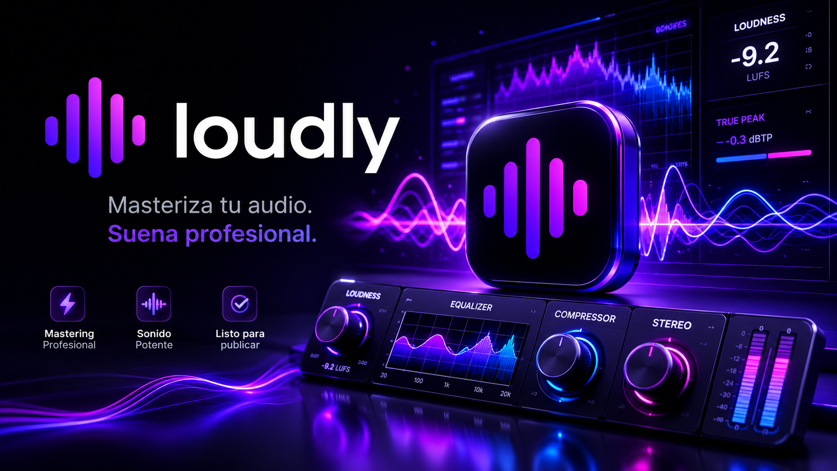 Loudly