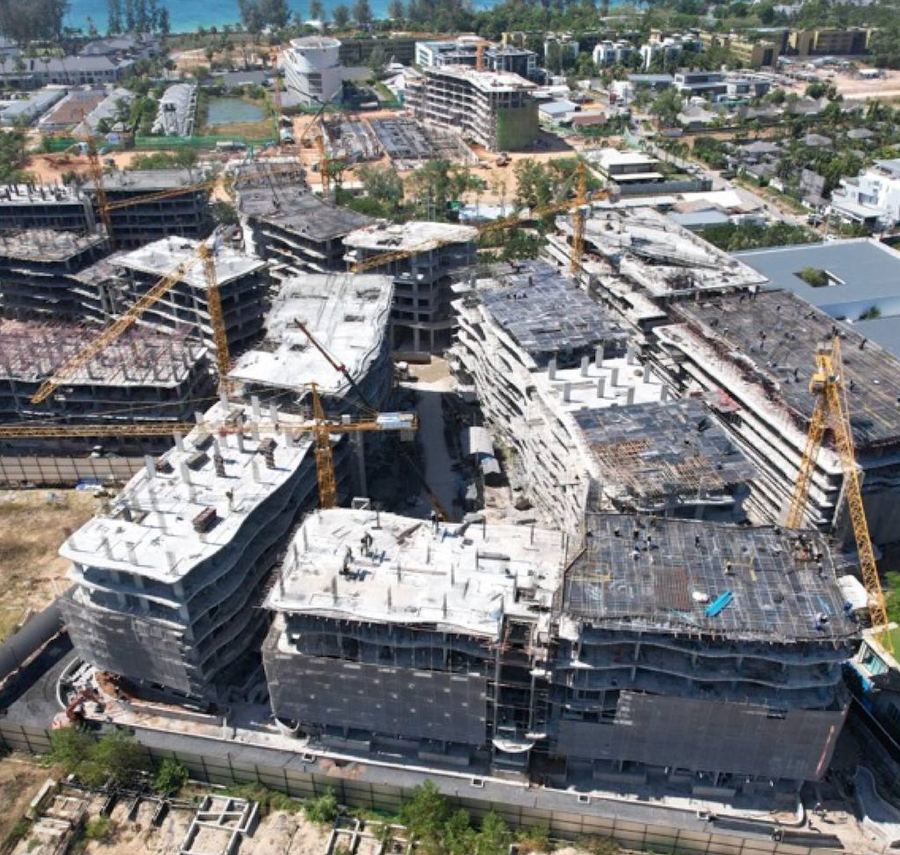 Construction site April 2026