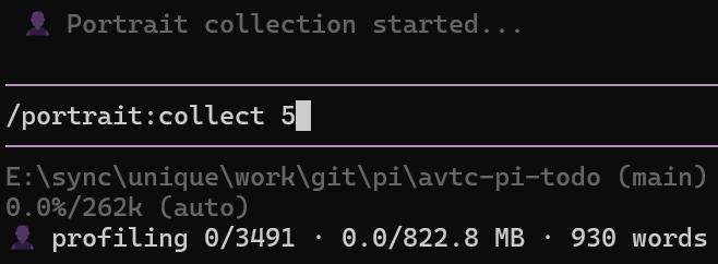 collect command and widget