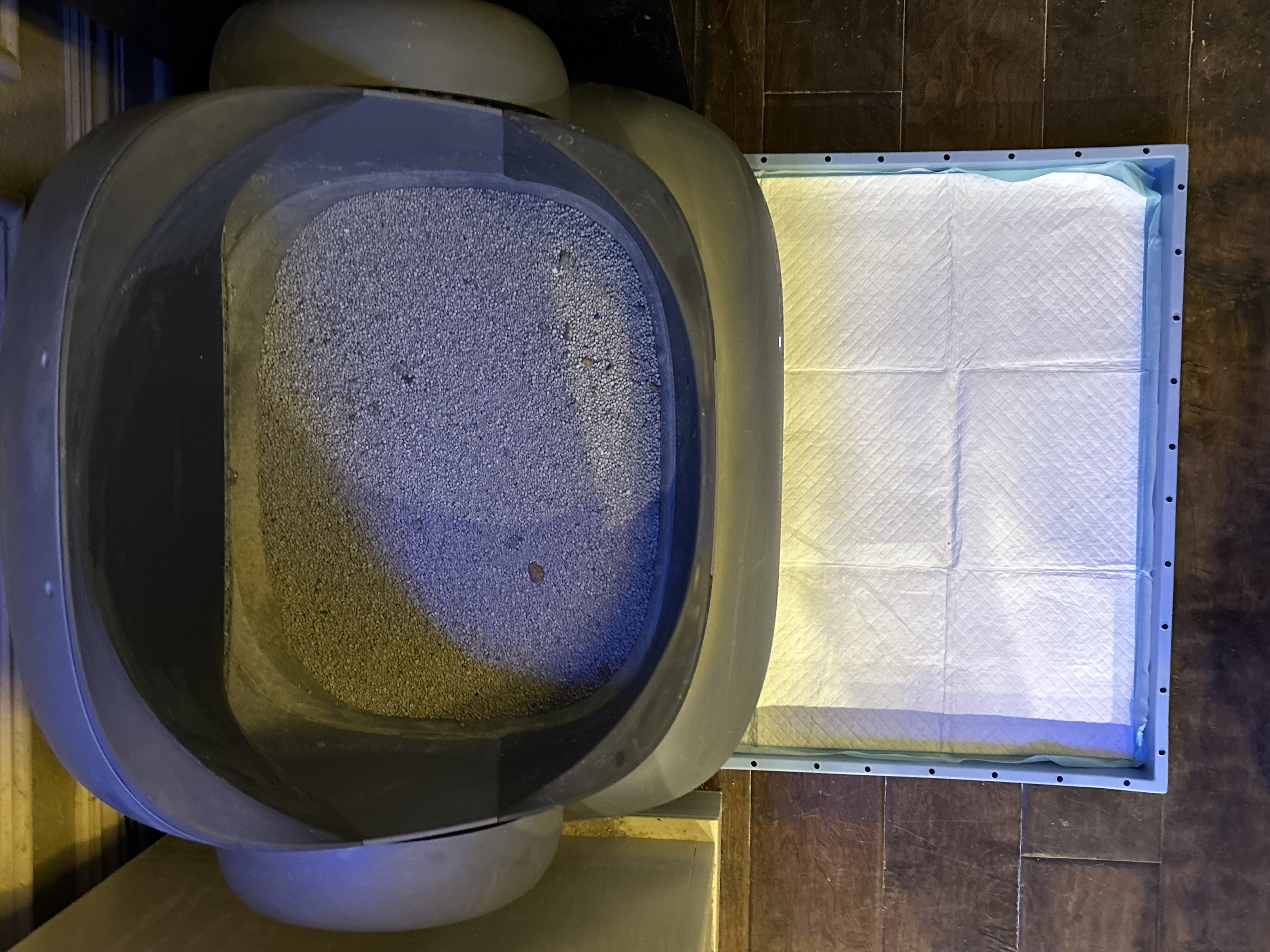 Puppy training pad contained inside the Universal Wonder Mat.