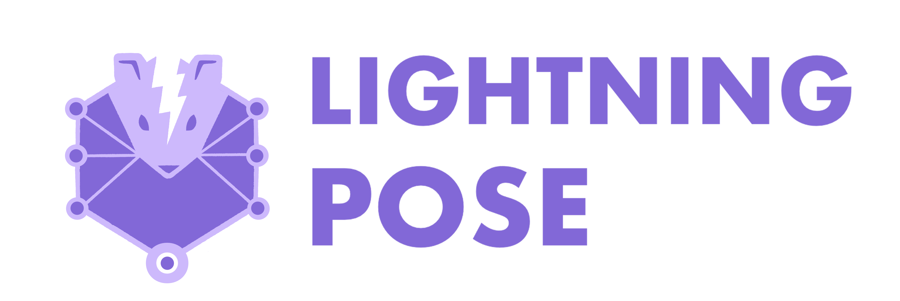 Wide Lightning Pose Logo