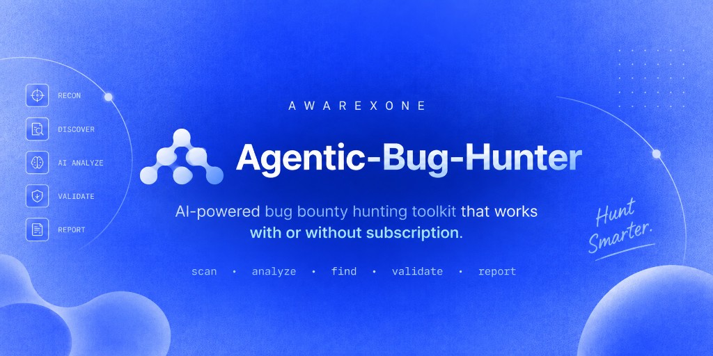 Agentic Bug Hunter by AwareXone — AI-powered bug bounty hunting toolkit