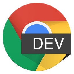 Chrome Dev browser logo