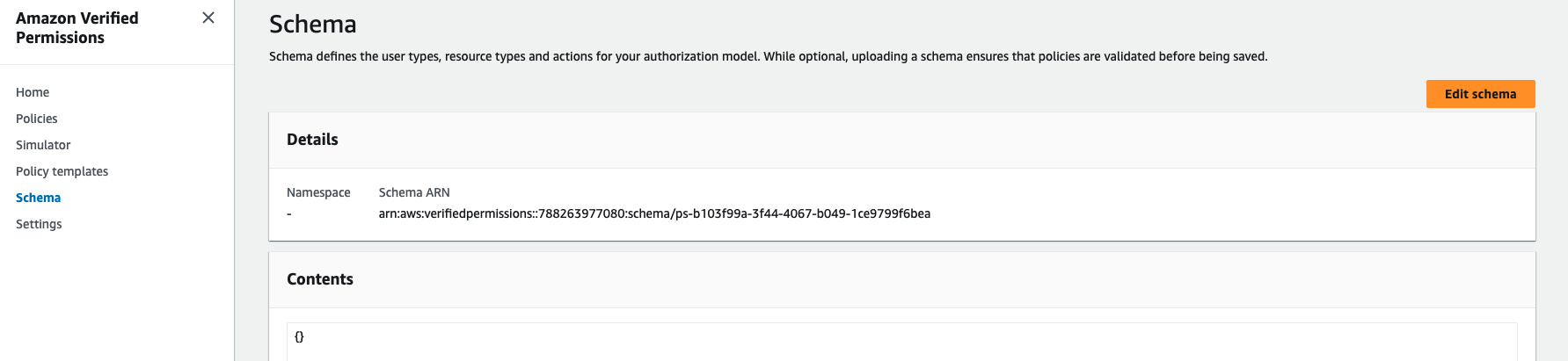 Console Schema