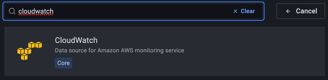 Grafana coudwatch