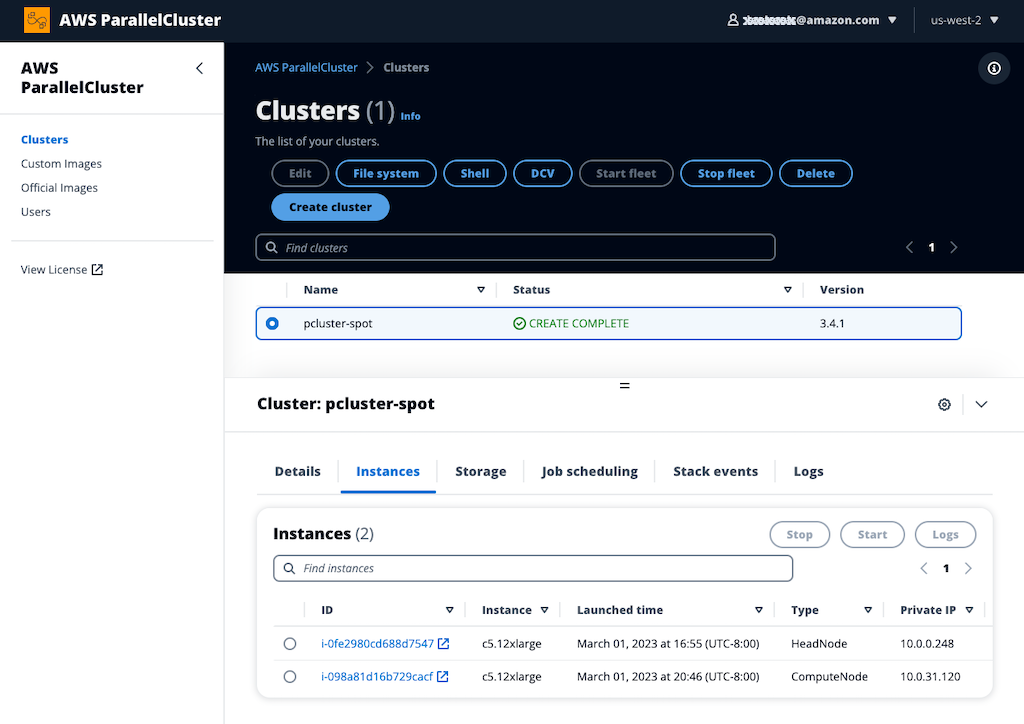 aws-parallelcluster-ui