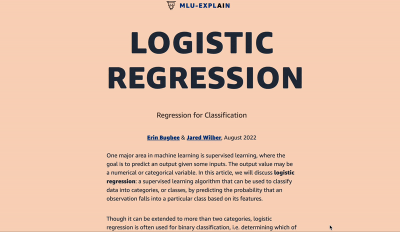 Logistic Regression Article Image