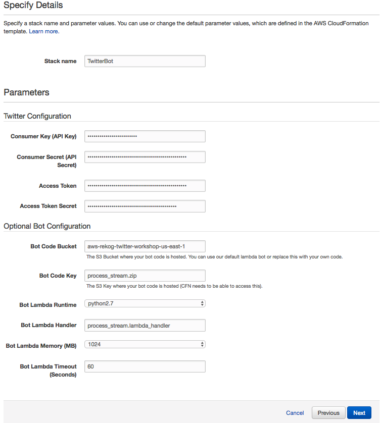 cloudformation credentials