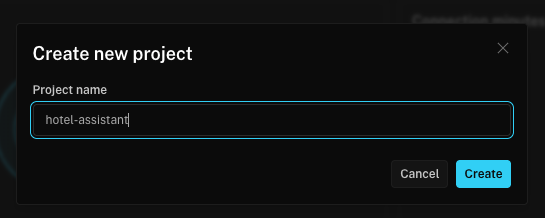 Create LiveKit Project